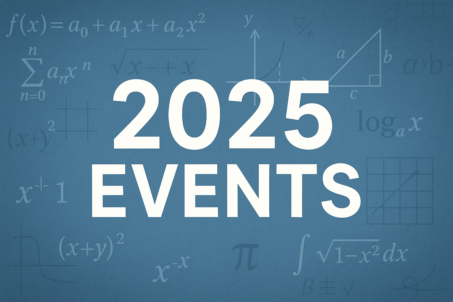 IMPORTANT EVENTS CALENDAR 2025 visual data 7